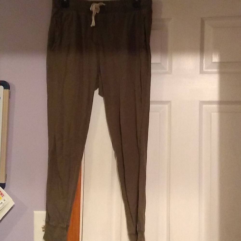 Olive green joggers